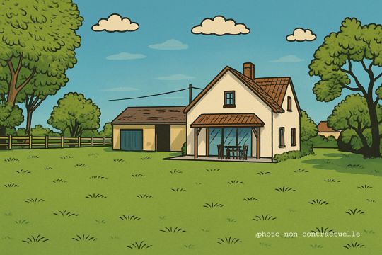 Villa individuelle bâtie sur environ 3400m² / n°6875
