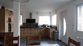 Maison atypique quasi individuelle en 3 chbs gge stationnement privé, jardin sur Haubourdin - 7014