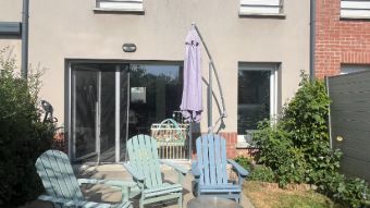 Maison contemporaine 3 chambres avec jardin, 2 parkings, Centre-village de Beaucamps-Ligny n° 7095