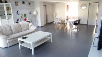 Maison semi ind, très gd séjour sur cuisine, 3 chbs + bureau, gge, jd sur Emmerin - 7089
