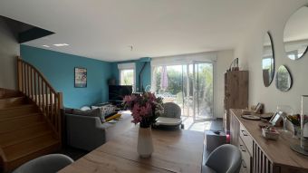 Maison contemporaine 3 chambres avec jardin, 2 parkings, Centre-village de Beaucamps-Ligny n° 7095